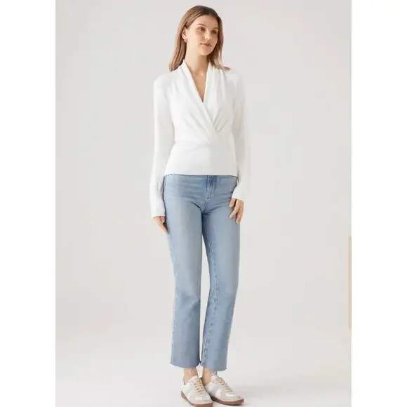 OGL Surplice Tuckable Top NWT SIZE L - Picture 2 of 7